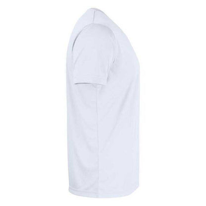 White - Lifestyle - Clique Mens Basic Active T-Shirt