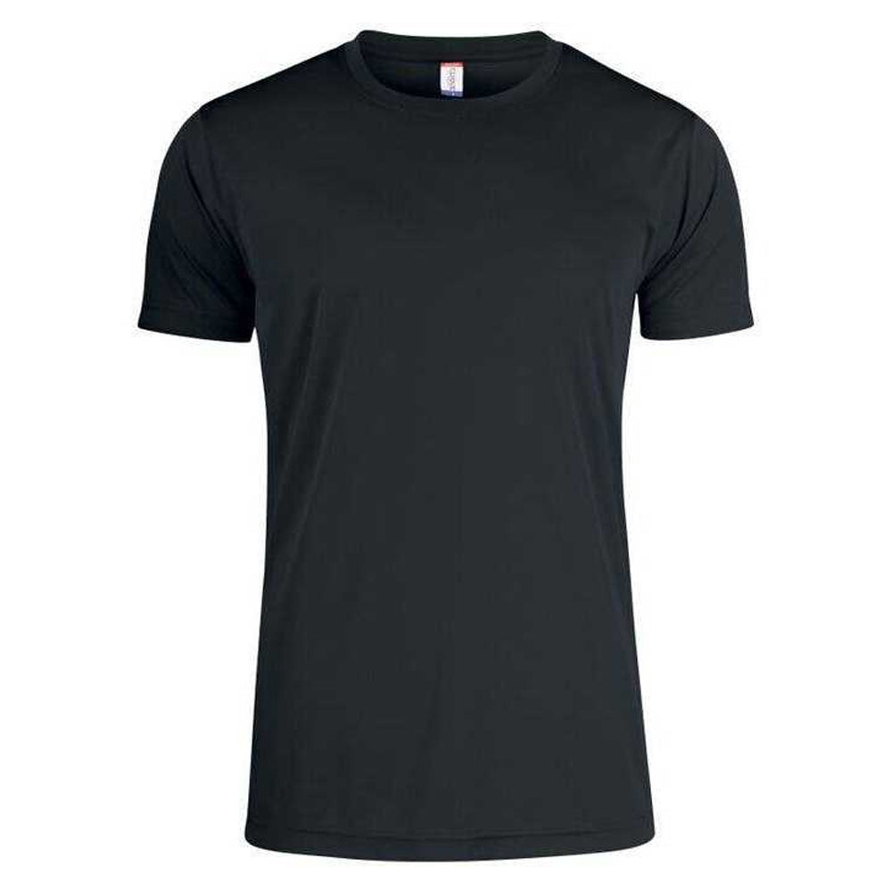 Black - Front - Clique Mens Basic Active T-Shirt