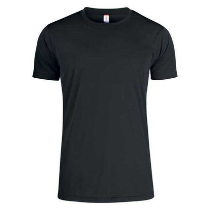 Black - Front - Clique Mens Basic Active T-Shirt
