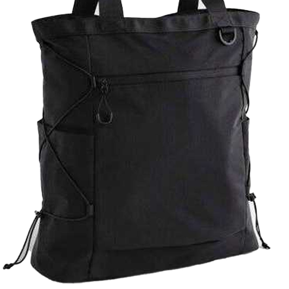 Black - Side - Quadra UrbanShift Tote Bag