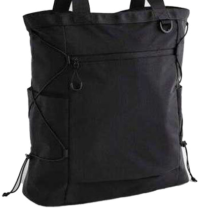 Black - Side - Quadra UrbanShift Tote Bag