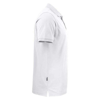 White - Lifestyle - Projob Mens Prio 2021 Pique Polo Shirt
