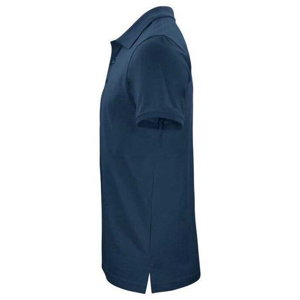 Dark Navy - Side - Clique Mens Classic Organic Cotton Polo Shirt