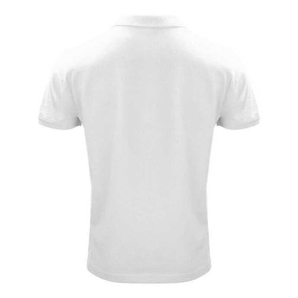 White - Back - Clique Mens Classic Organic Cotton Polo Shirt