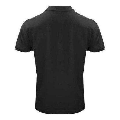 Black - Back - Clique Mens Classic Organic Cotton Polo Shirt