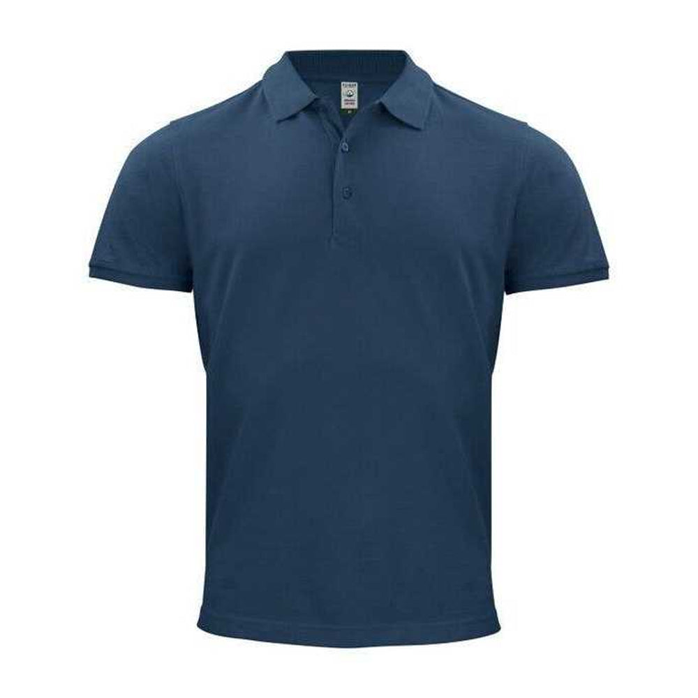 Dark Navy - Front - Clique Mens Classic Organic Cotton Polo Shirt