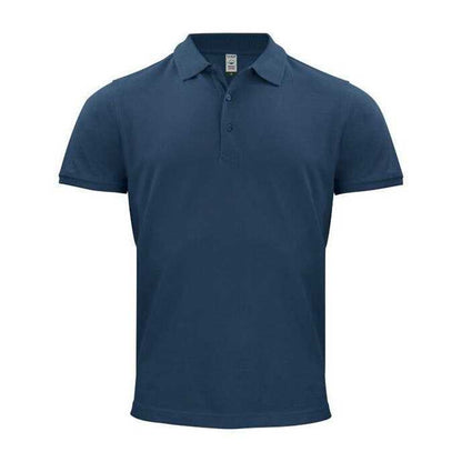 Dark Navy - Front - Clique Mens Classic Organic Cotton Polo Shirt