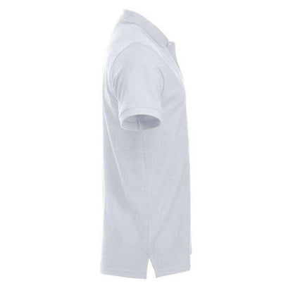 White - Lifestyle - Clique Mens Manhattan Polo Shirt
