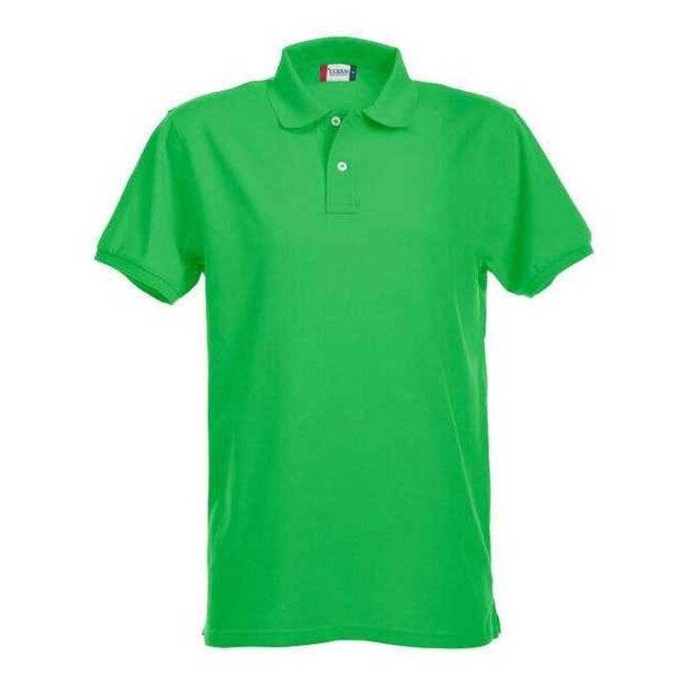 Apple Green - Front - Clique Mens Premium Stretch Polo Shirt