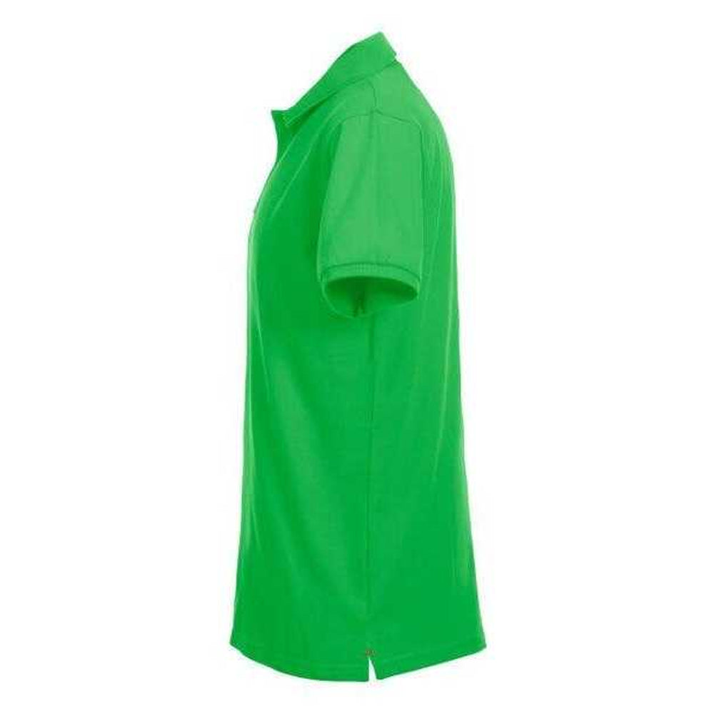 Apple Green - Side - Clique Mens Premium Stretch Polo Shirt