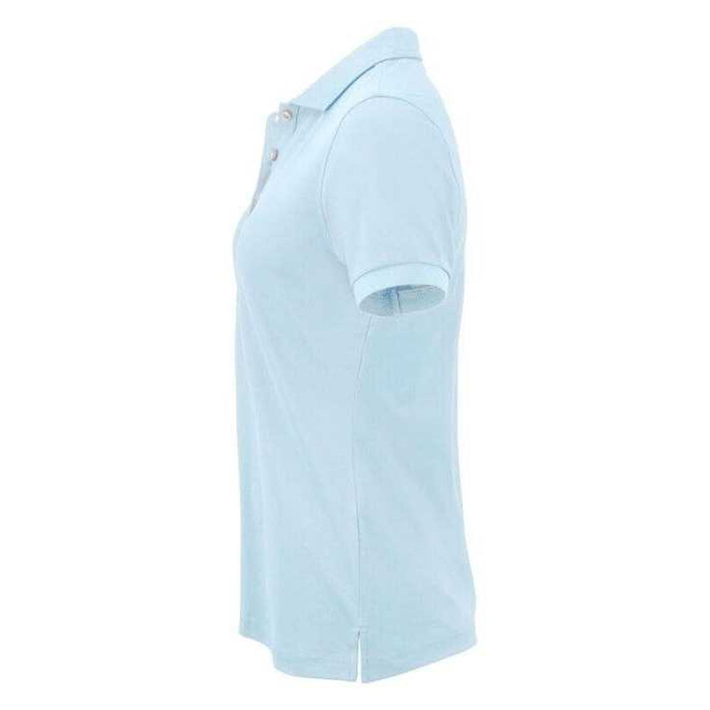 Heaven Blue - Side - Cutter & Buck Womens-Ladies Virtue Golf Polo Shirt