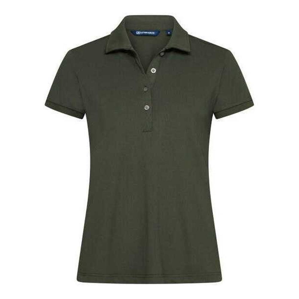 Ivy Green - Front - Cutter & Buck Womens-Ladies Virtue Golf Polo Shirt