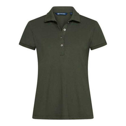 Ivy Green - Front - Cutter & Buck Womens-Ladies Virtue Golf Polo Shirt
