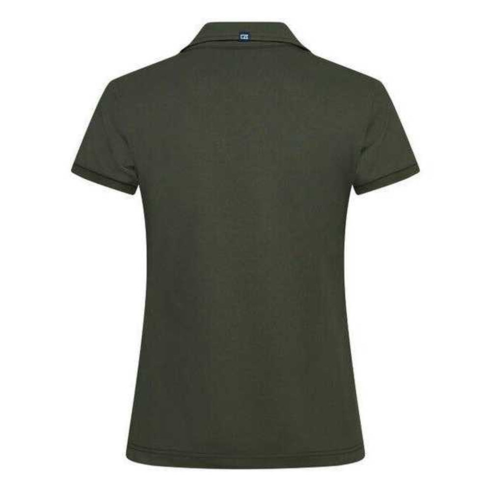 Ivy Green - Back - Cutter & Buck Womens-Ladies Virtue Golf Polo Shirt