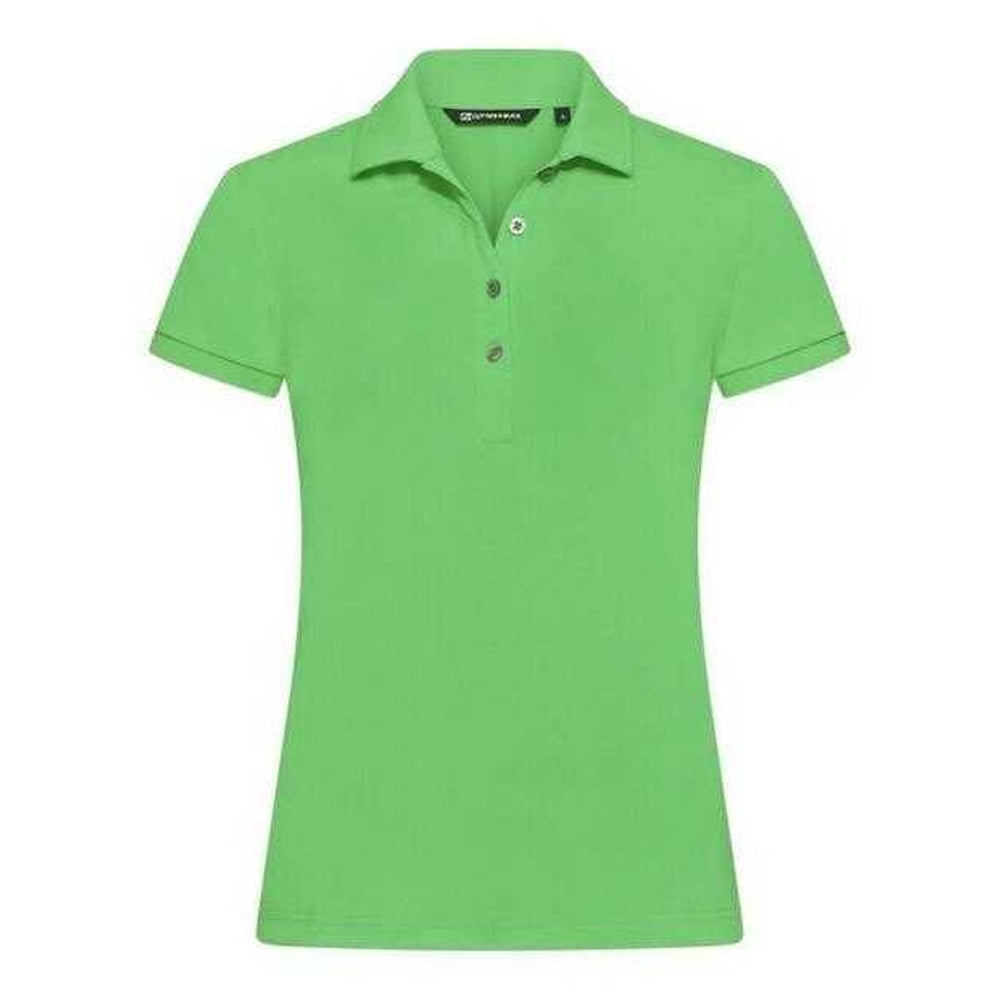 Lime Green - Front - Cutter & Buck Womens-Ladies Virtue Golf Polo Shirt