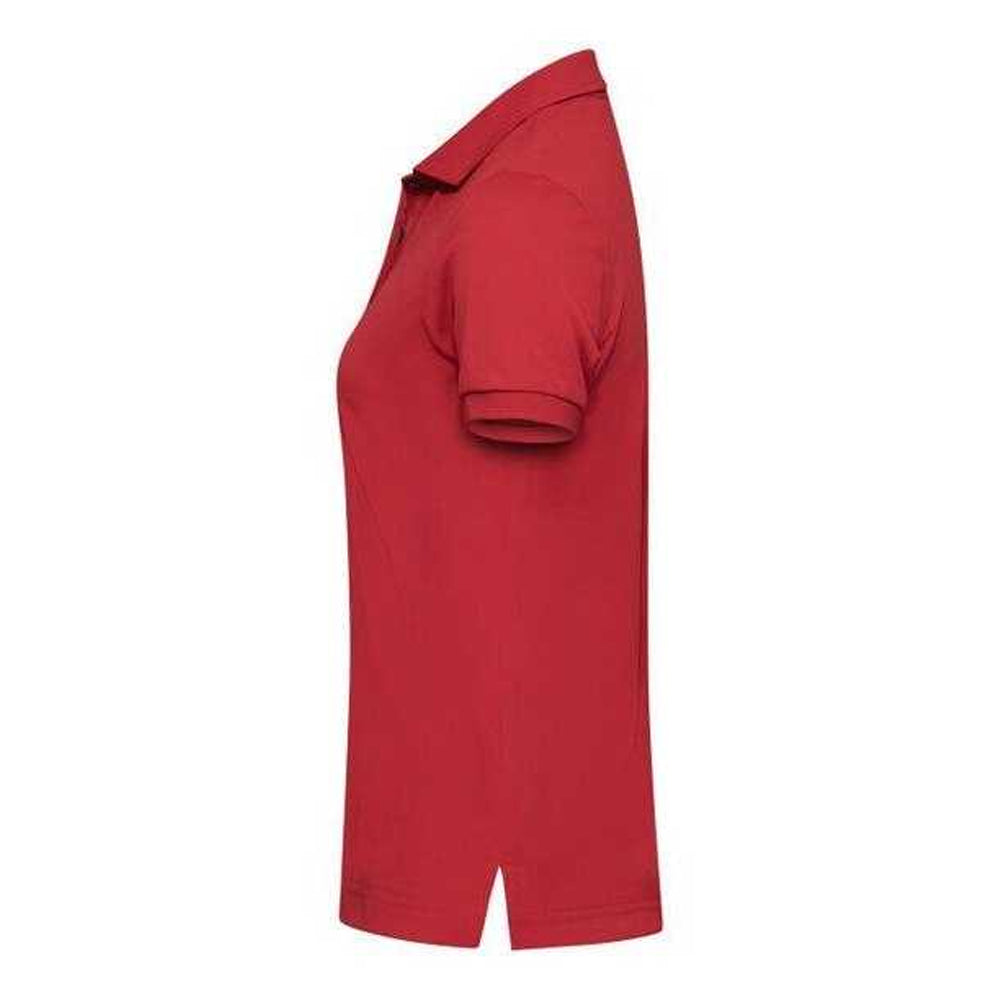 Red - Side - Cutter & Buck Womens-Ladies Virtue Golf Polo Shirt