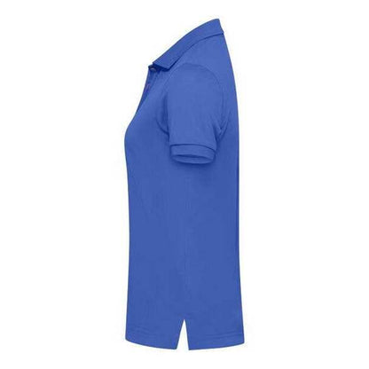 Royal Blue - Side - Cutter & Buck Womens-Ladies Virtue Golf Polo Shirt