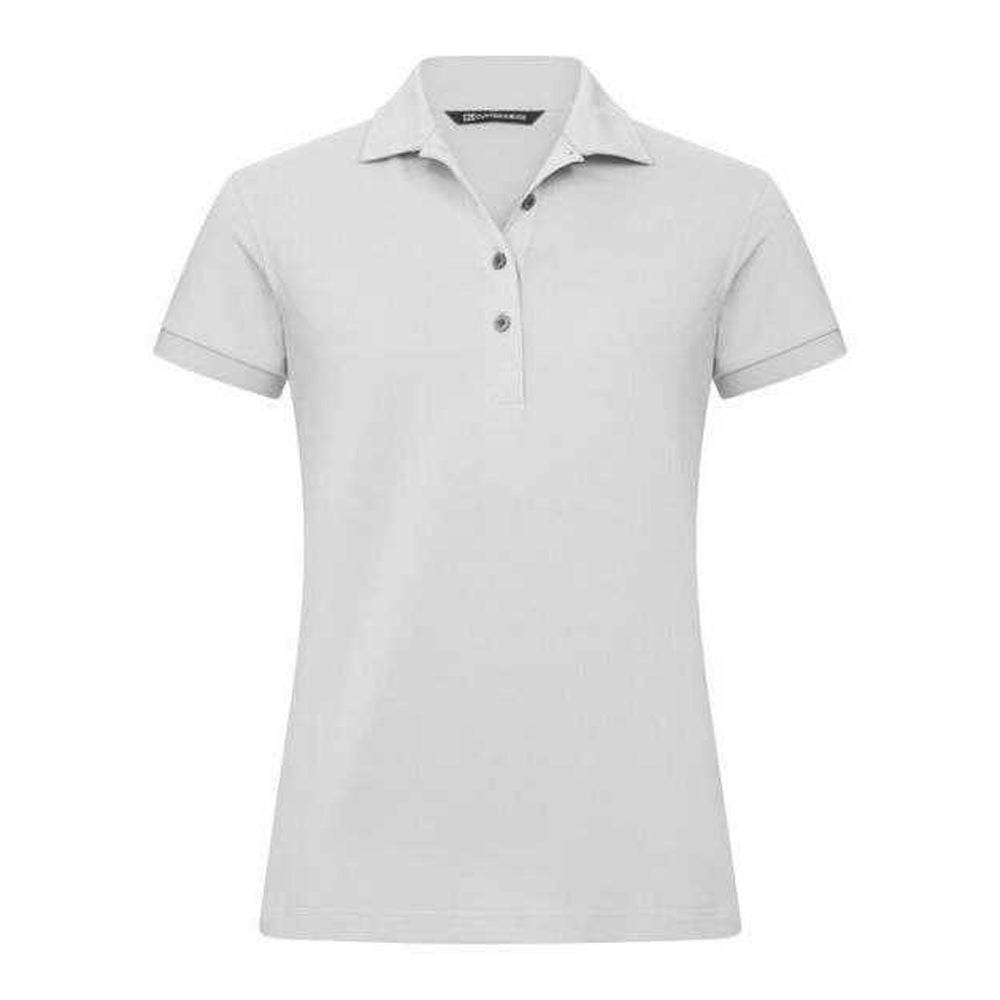Silver - Front - Cutter & Buck Womens-Ladies Virtue Golf Polo Shirt