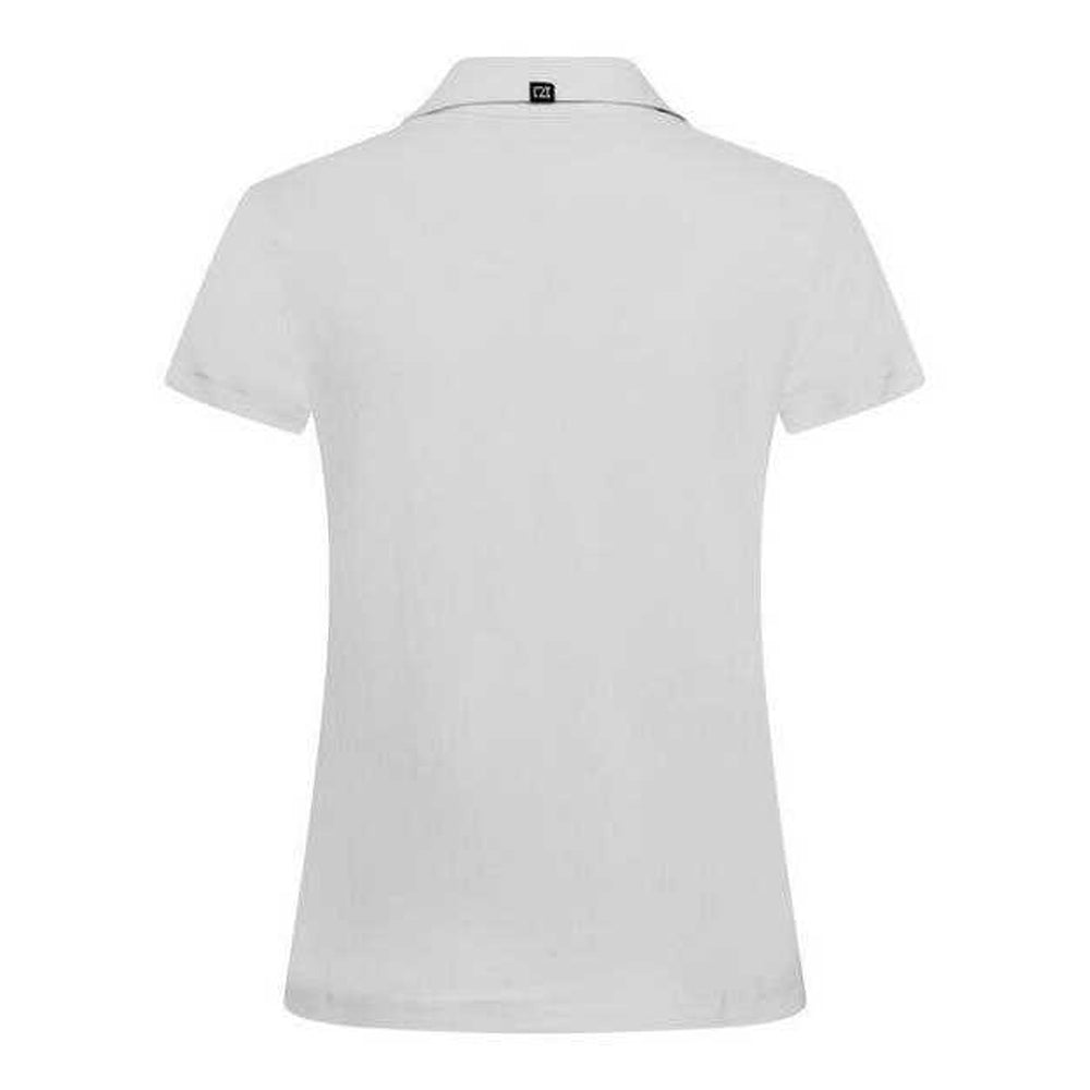 Silver - Back - Cutter & Buck Womens-Ladies Virtue Golf Polo Shirt