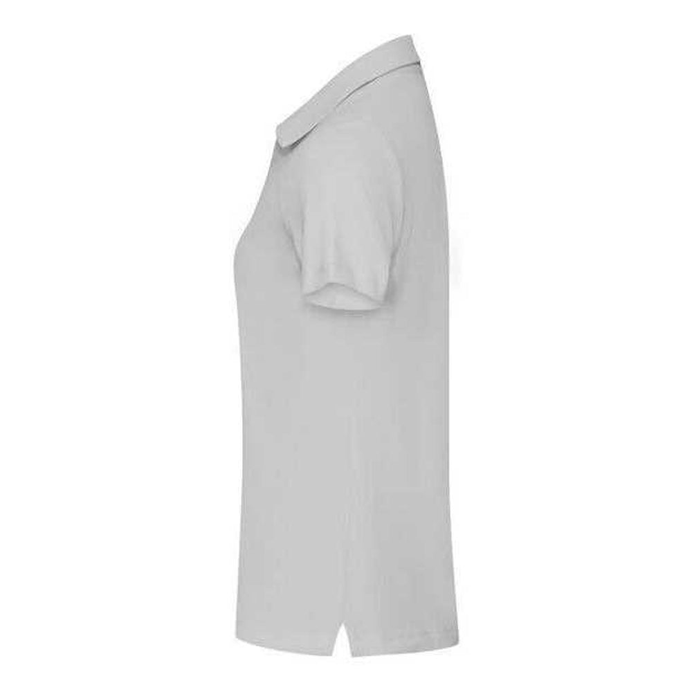 Silver - Side - Cutter & Buck Womens-Ladies Virtue Golf Polo Shirt