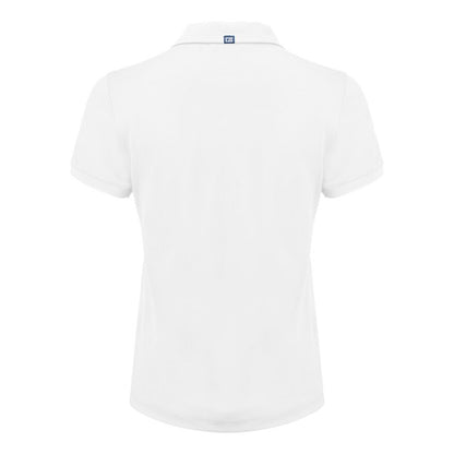 White - Back - Cutter & Buck Womens-Ladies Virtue Golf Polo Shirt