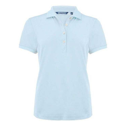 Heaven Blue - Front - Cutter & Buck Womens-Ladies Virtue Golf Polo Shirt