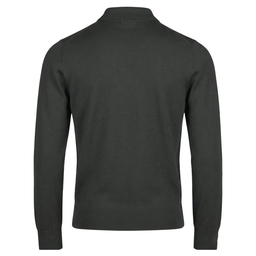 Pine - Back - Tee Jays Mens Long-Sleeved Polo Shirt