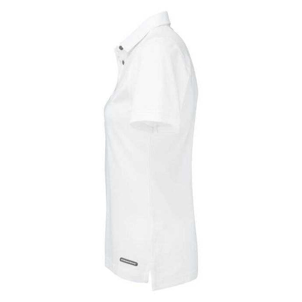 White - Side - Cutter & Buck Womens-Ladies Advantage Polo Shirt