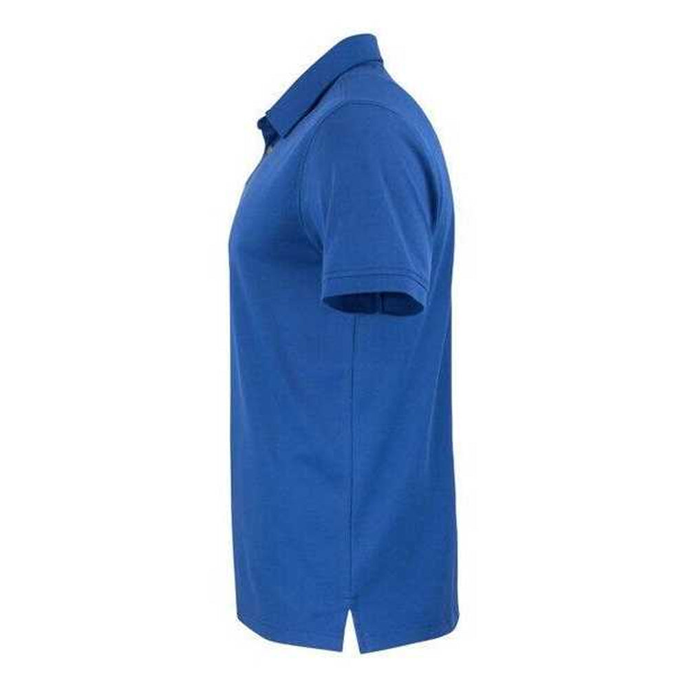 Blue - Side - Cutter & Buck Mens Advantage Premium Polo Shirt