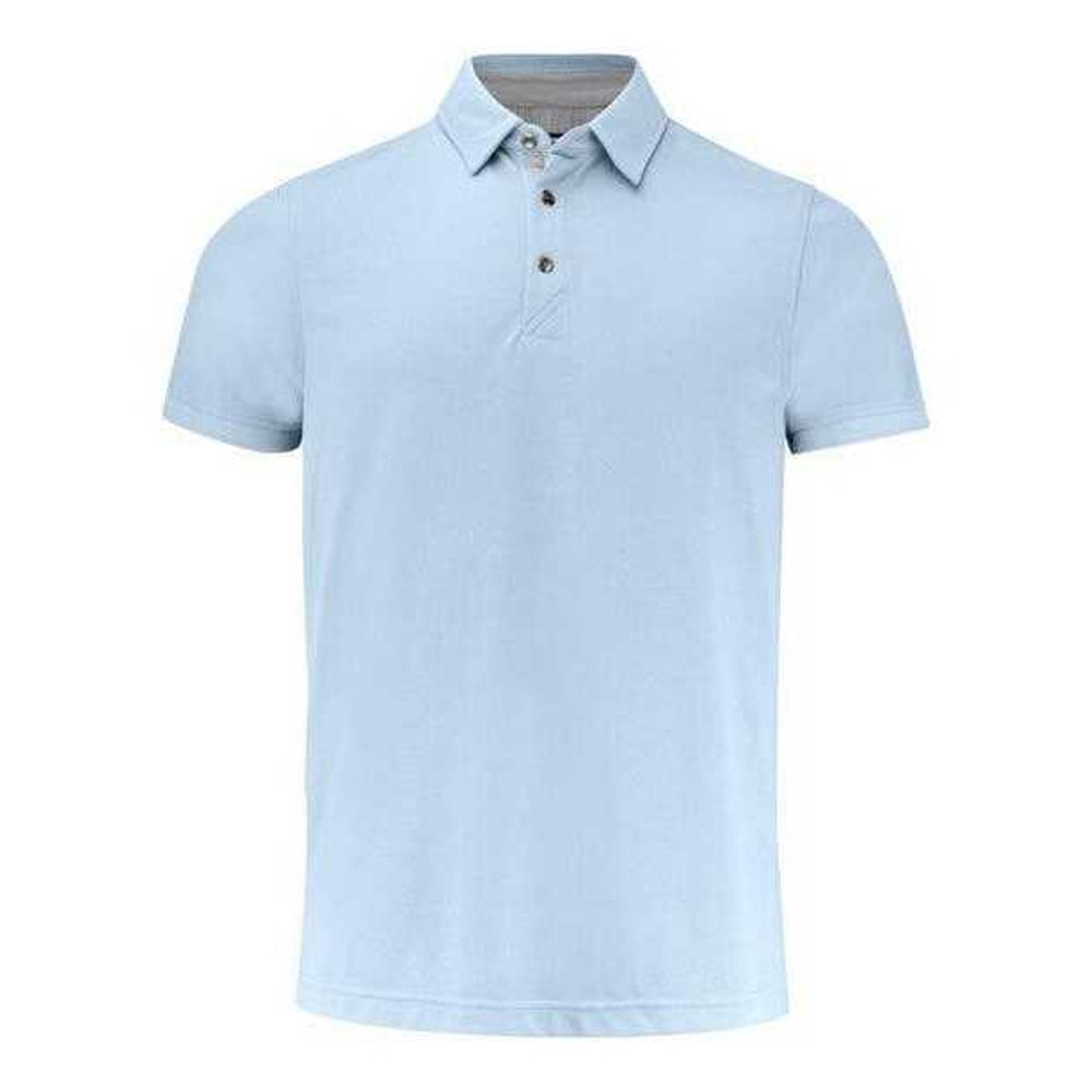 Heaven Blue - Front - Cutter & Buck Mens Advantage Premium Polo Shirt