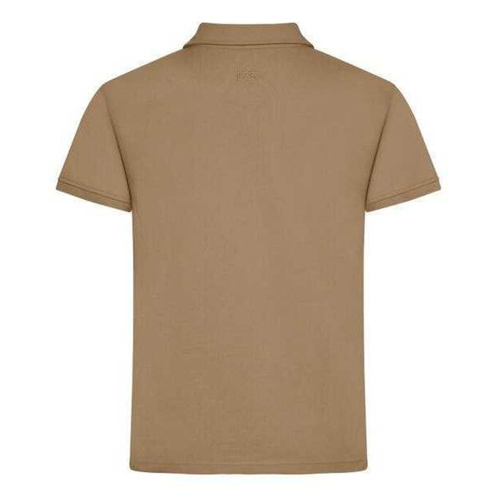 Khaki - Back - Cutter & Buck Mens Advantage Premium Polo Shirt