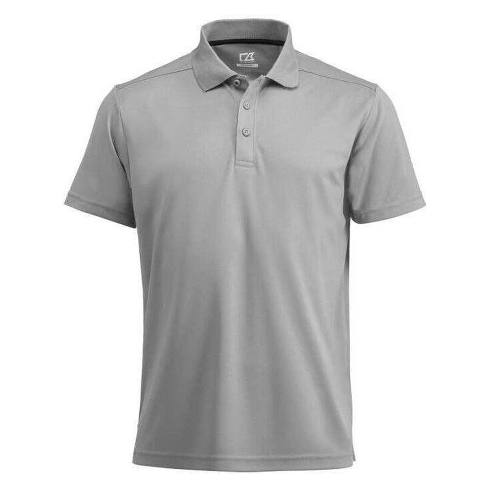 Light Grey - Front - Cutter & Buck Mens Polo Shirt