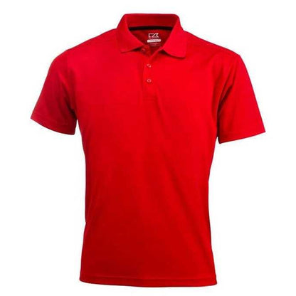 Red - Front - Cutter & Buck Mens Polo Shirt
