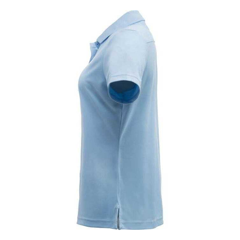 Light Blue - Side - Cutter & Buck Womens-Ladies Kelowna Polo Shirt