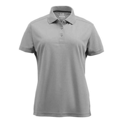 Light Grey - Front - Cutter & Buck Womens-Ladies Kelowna Polo Shirt