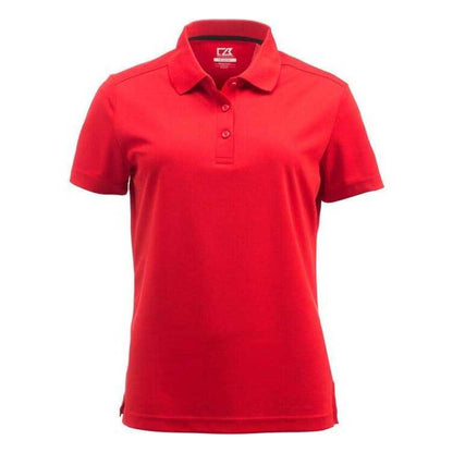 Red - Front - Cutter & Buck Womens-Ladies Kelowna Polo Shirt