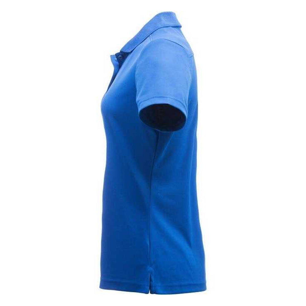 Royal Blue - Side - Cutter & Buck Womens-Ladies Kelowna Polo Shirt