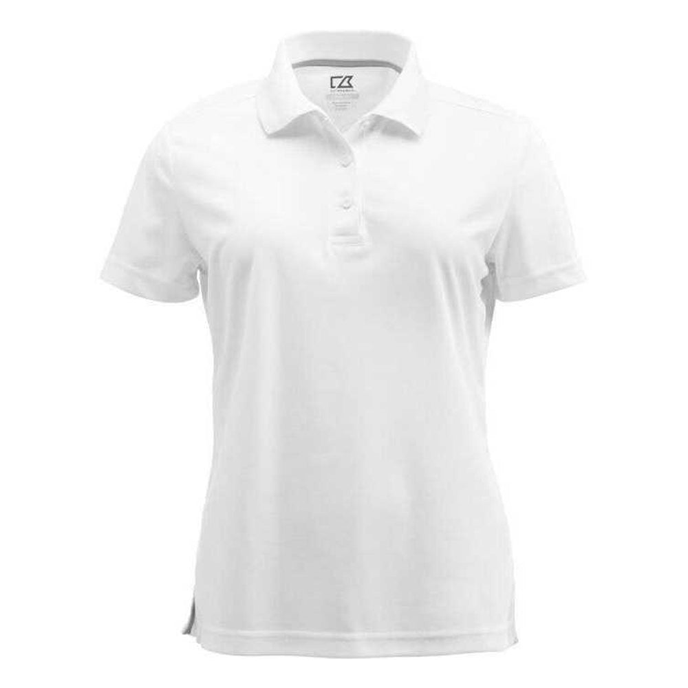 White - Front - Cutter & Buck Womens-Ladies Kelowna Polo Shirt