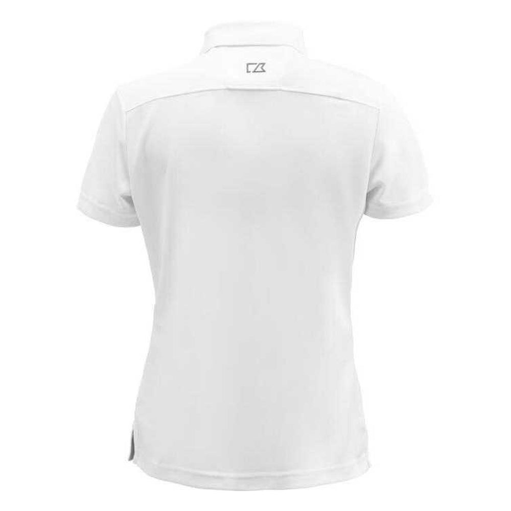 White - Back - Cutter & Buck Womens-Ladies Kelowna Polo Shirt