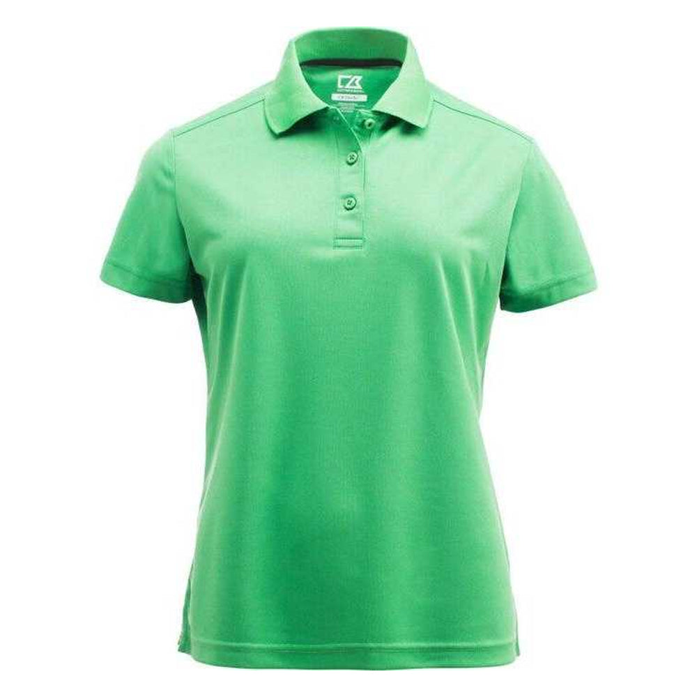 Green - Front - Cutter & Buck Womens-Ladies Kelowna Polo Shirt