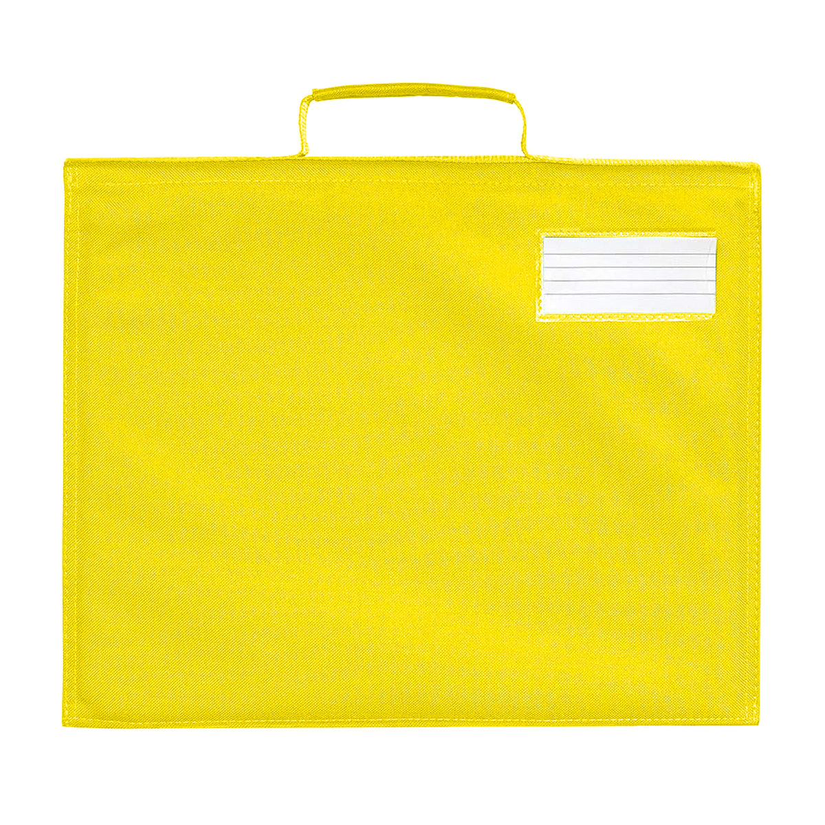 Yellow - Back - Quadra Classic Book Bag - 5 Litres