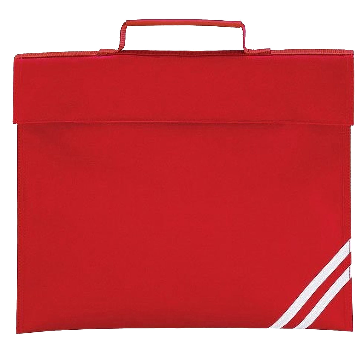 Classic Red - Front - Quadra Classic Book Bag - 5 Litres