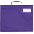 Purple - Back - Quadra Classic Book Bag - 5 Litres