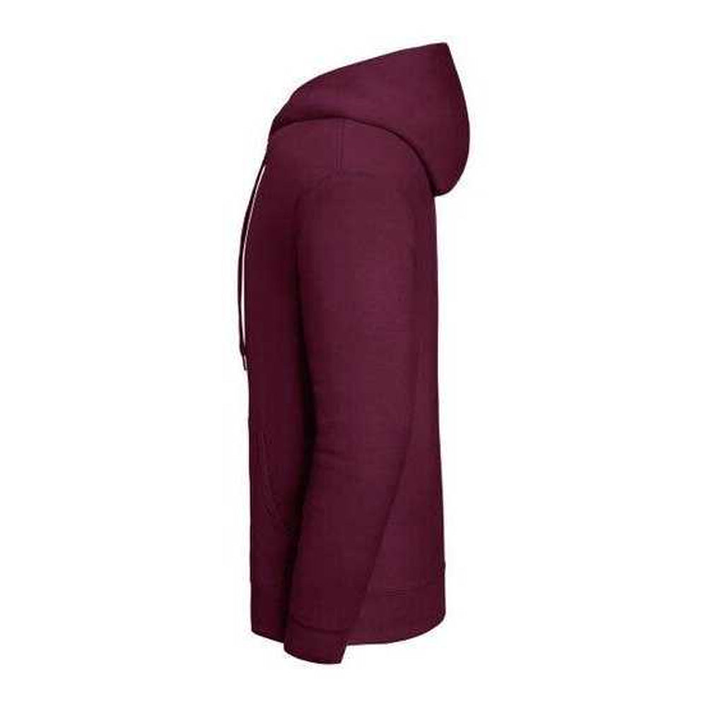 Burgundy - Side - Fruit of the Loom Unisex Adult Iconic Premium Hoodie