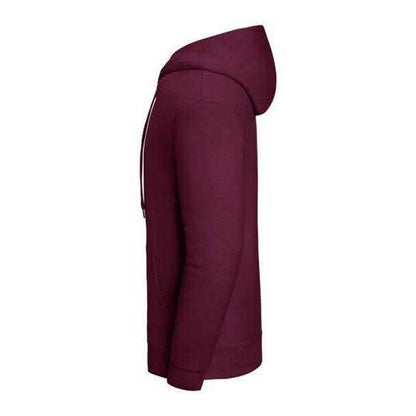 Burgundy - Side - Fruit of the Loom Unisex Adult Iconic Premium Hoodie
