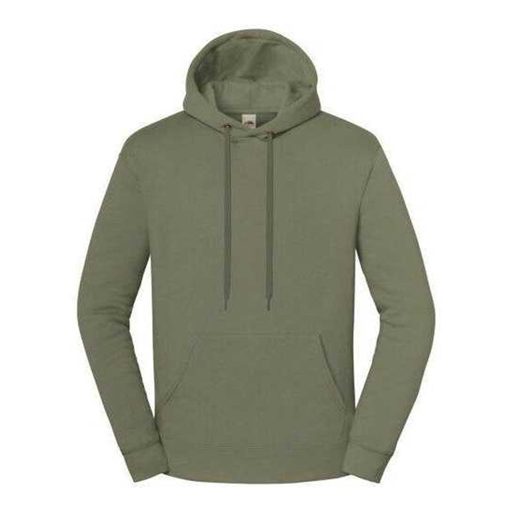 Classic Olive - Front - Fruit of the Loom Unisex Adult Iconic Premium Hoodie