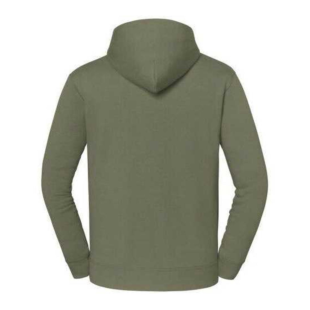 Classic Olive - Back - Fruit of the Loom Unisex Adult Iconic Premium Hoodie