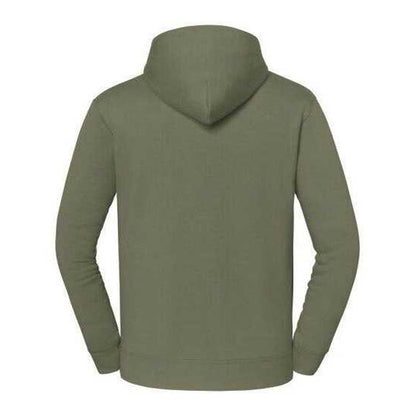 Classic Olive - Back - Fruit of the Loom Unisex Adult Iconic Premium Hoodie