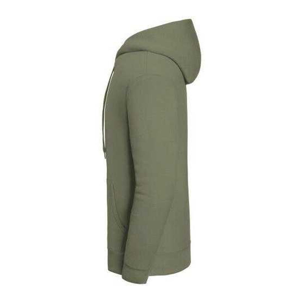 Classic Olive - Side - Fruit of the Loom Unisex Adult Iconic Premium Hoodie