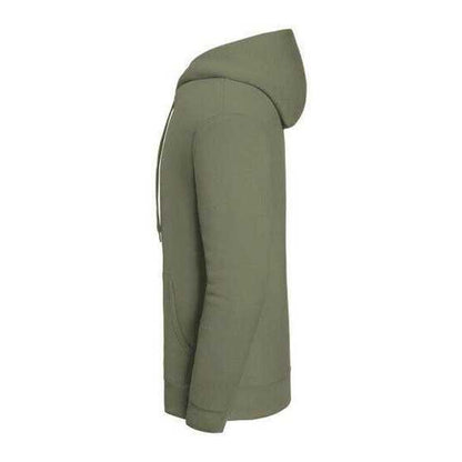 Classic Olive - Side - Fruit of the Loom Unisex Adult Iconic Premium Hoodie